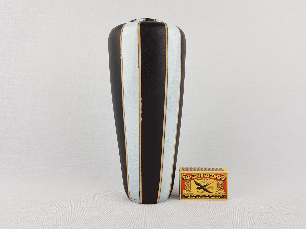 Rare RUSCHA KERAMIK Vase – “Pinguin” Decor by Hanns Welling, 1958 – Mid-Century Modern West German Pottery