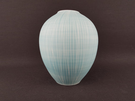 Contemporary ANNA SYKORA Studio Art Pottery Vase - Terra Sigillata Porcelain (Berlin, Germany)