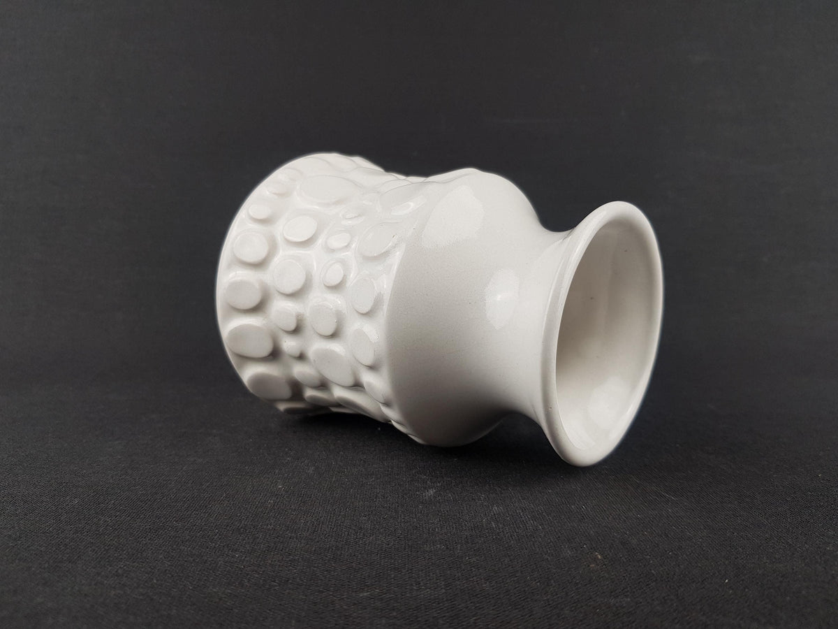 Vintage JASBA KERAMIK White Vase N603 11 12 West German Pottery 1970s