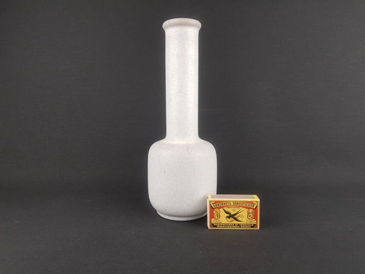 Vintage STEULER KERAMIK Beige Vase 127/25 West German Pottery 1960s