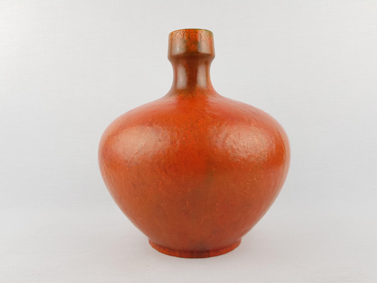 Vintage RUSCHA Keramik "Vulkano" Fat Lava Vase | Mid-Century West German Pottery | 1970s Brutalist Home Decor