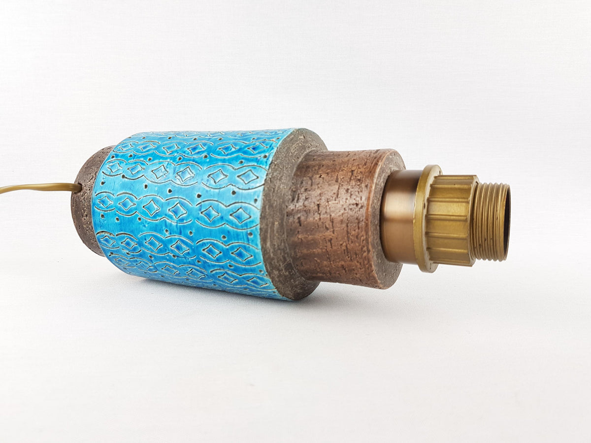 Vintage BITOSSI Table Lamp By Aldo Londi Italian Pottery 1960s 1970s