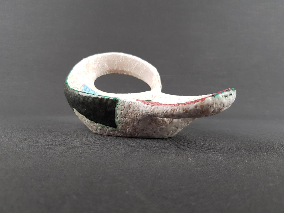 Mid-Century Ceramic Vide Poche by JAQUE SAGAN, Vallauris, ca. 1960