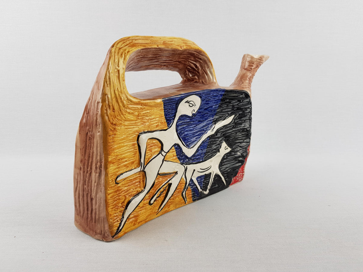 Vintage Ceramic Vessel Italian or French Pottery 1960-70s