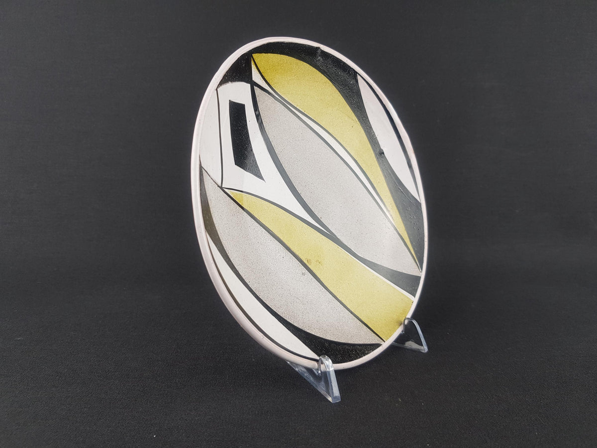 Vintage KROSSELBACH Bowl 131/3 by Clare Zange | West German Pottery 1950s | Mid-Century Modern Abstract Design