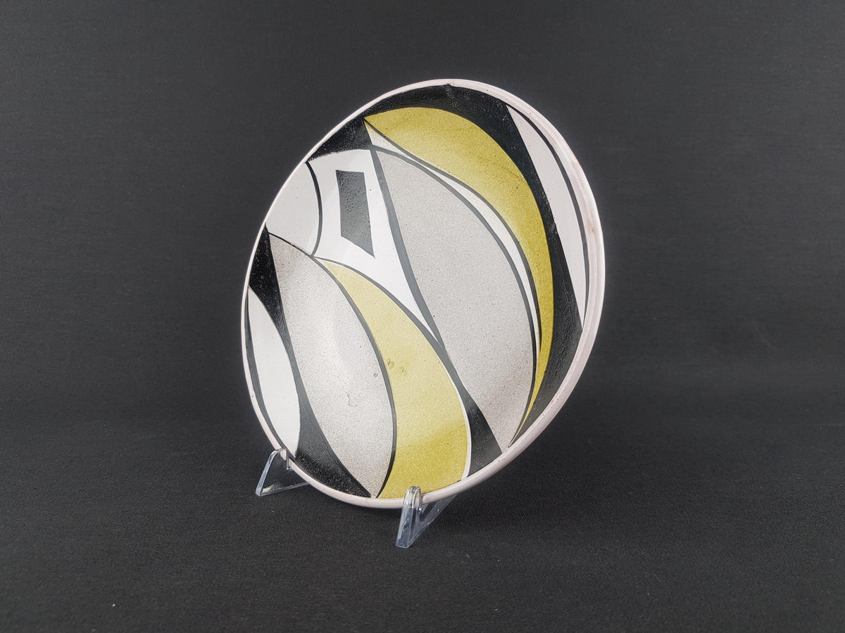 Vintage KROSSELBACH Bowl 131/3 by Clare Zange | West German Pottery 1950s | Mid-Century Modern Abstract Design