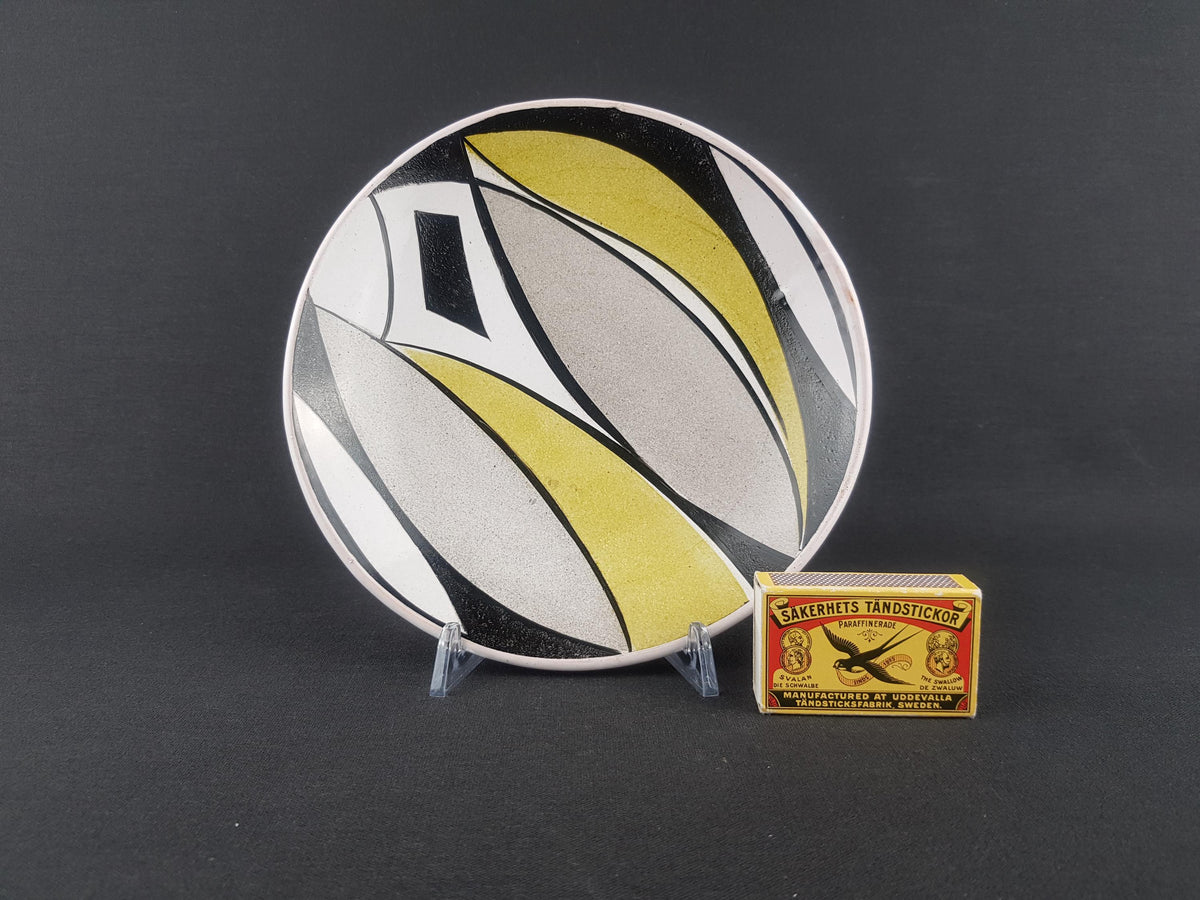 Vintage KROSSELBACH Bowl 131/3 by Clare Zange | West German Pottery 1950s | Mid-Century Modern Abstract Design