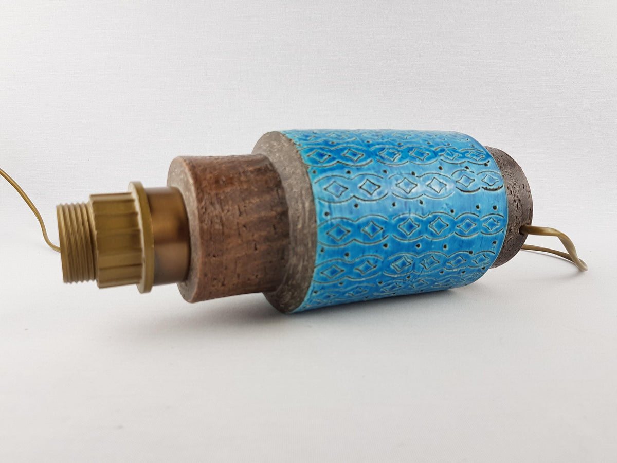 Vintage BITOSSI Table Lamp By Aldo Londi Italian Pottery 1960s 1970s
