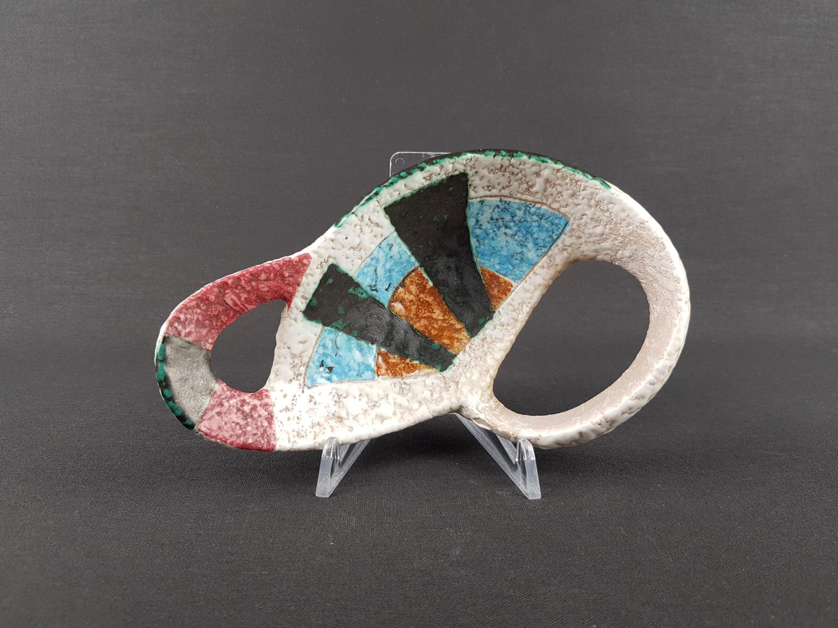 Mid-Century Ceramic Vide Poche by JAQUE SAGAN, Vallauris, ca. 1960