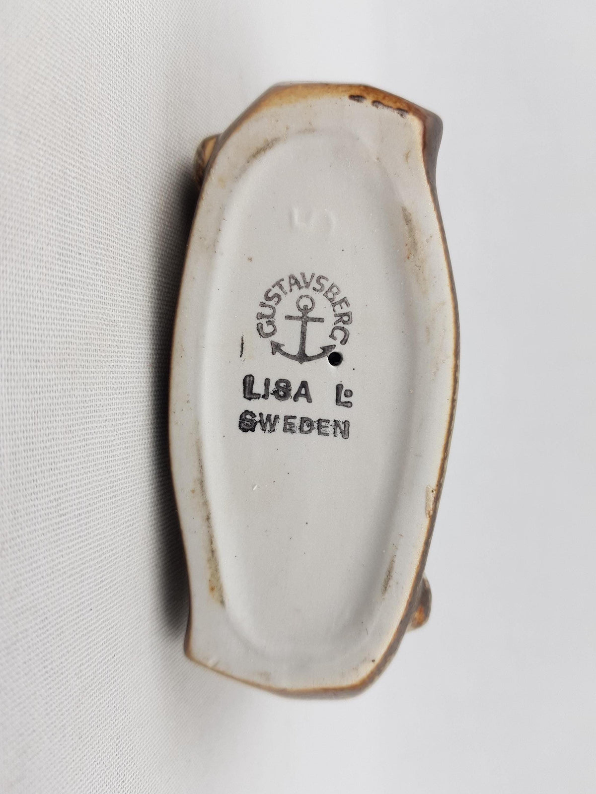 Vintage SEA LION Sjölejon by Lisa Larson from the Noaks Ark Serie of Gustavsberg Studio Pottery Sweden 1979-1983
