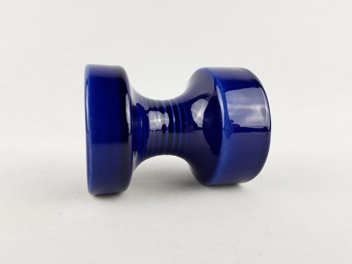 Vintage STEULER KERAMIK Kobalt Blue Candle Holder 148-10 West German Pottery 1966s