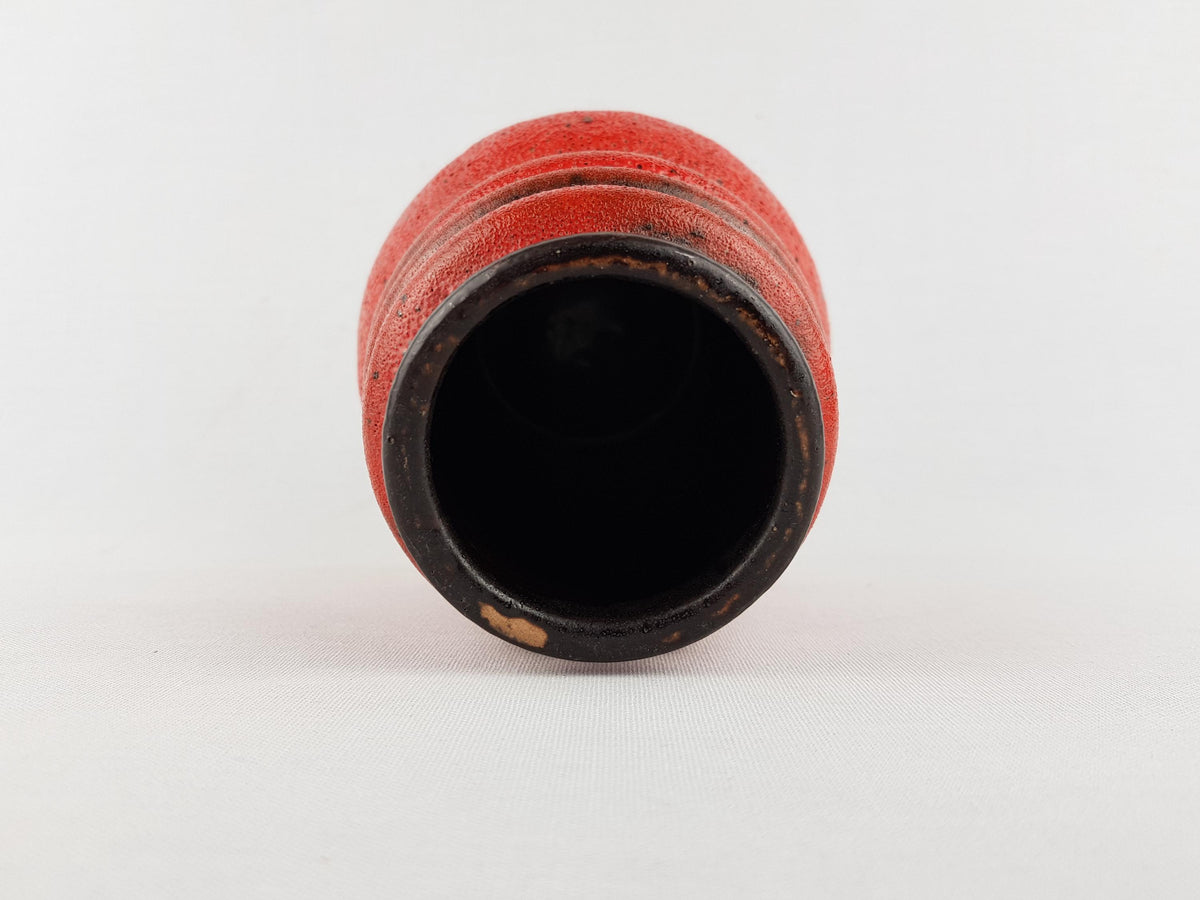 Vintage SCHEURICH KERAMIK Red Vase from the "Wien" Series 269 15 West German Pottery 1970s