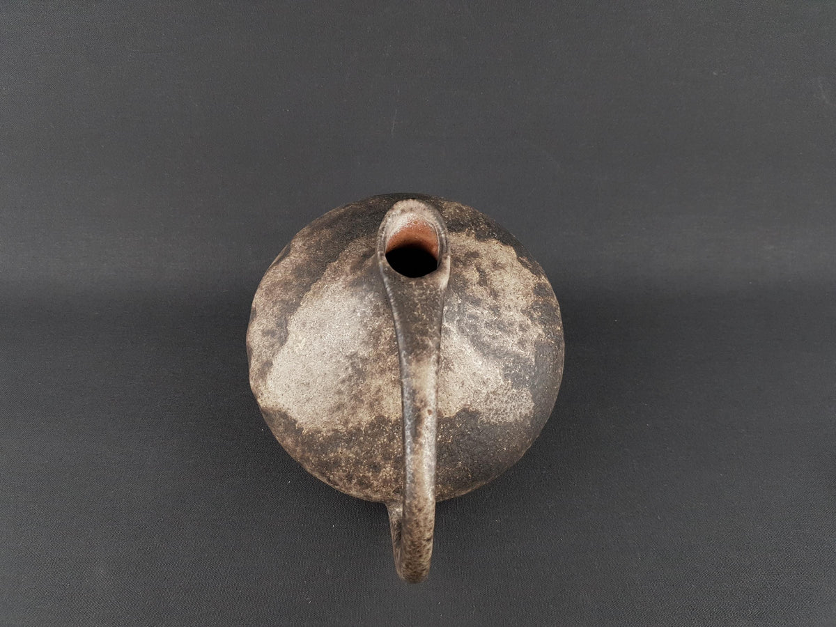 Vintage RUSCHA KERAMIK Iconic Brown Beige Pitcher Vase 313 West German Pottery 1960 1970s