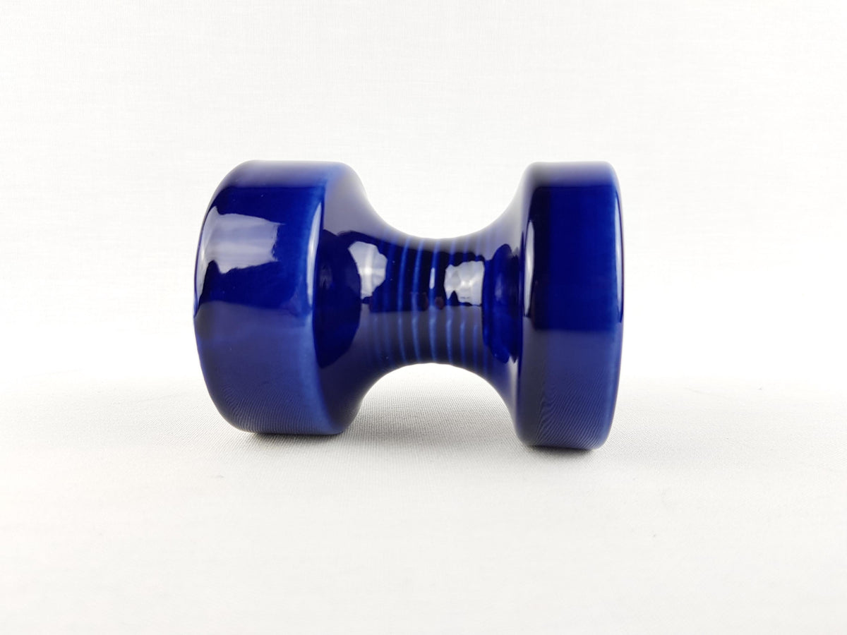 Vintage STEULER KERAMIK Kobalt Blue Candle Holder 148-10 West German Pottery 1966s