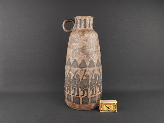 Vintage CERAMANO Jug Vase 228 with Agina Decor West German Pottery 1950s