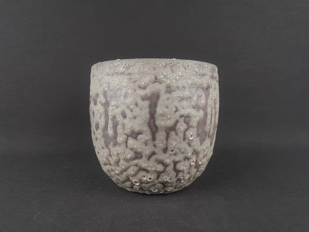 Vintage MOBACH KERAMIEK Utrecht Brown Planter Dutch Pottery 1960s 1970s