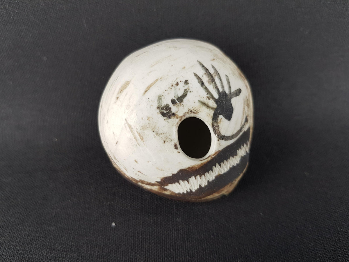 Vintage EDWARD LINDAHL for GUSTAVSBERG Owl Figurine from Minerva Series Swedish Pottery 1960s