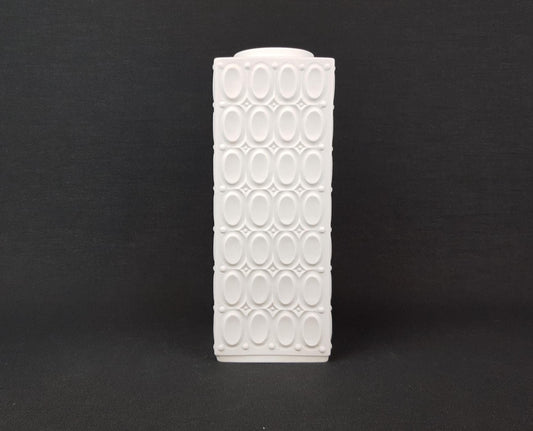 Vintage SELTMANN WEIDEN PORZELLAN White Porcelain Vase 905 West German Pottery
