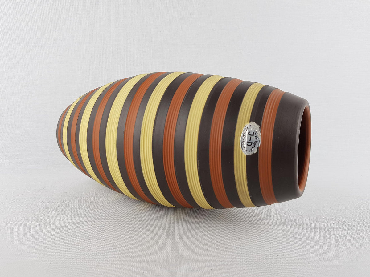 Vintage JOSEF DUCK Klinker Vase | J-D Decora Klinker | Model 50-25 | Mid-Century Pottery 1950's