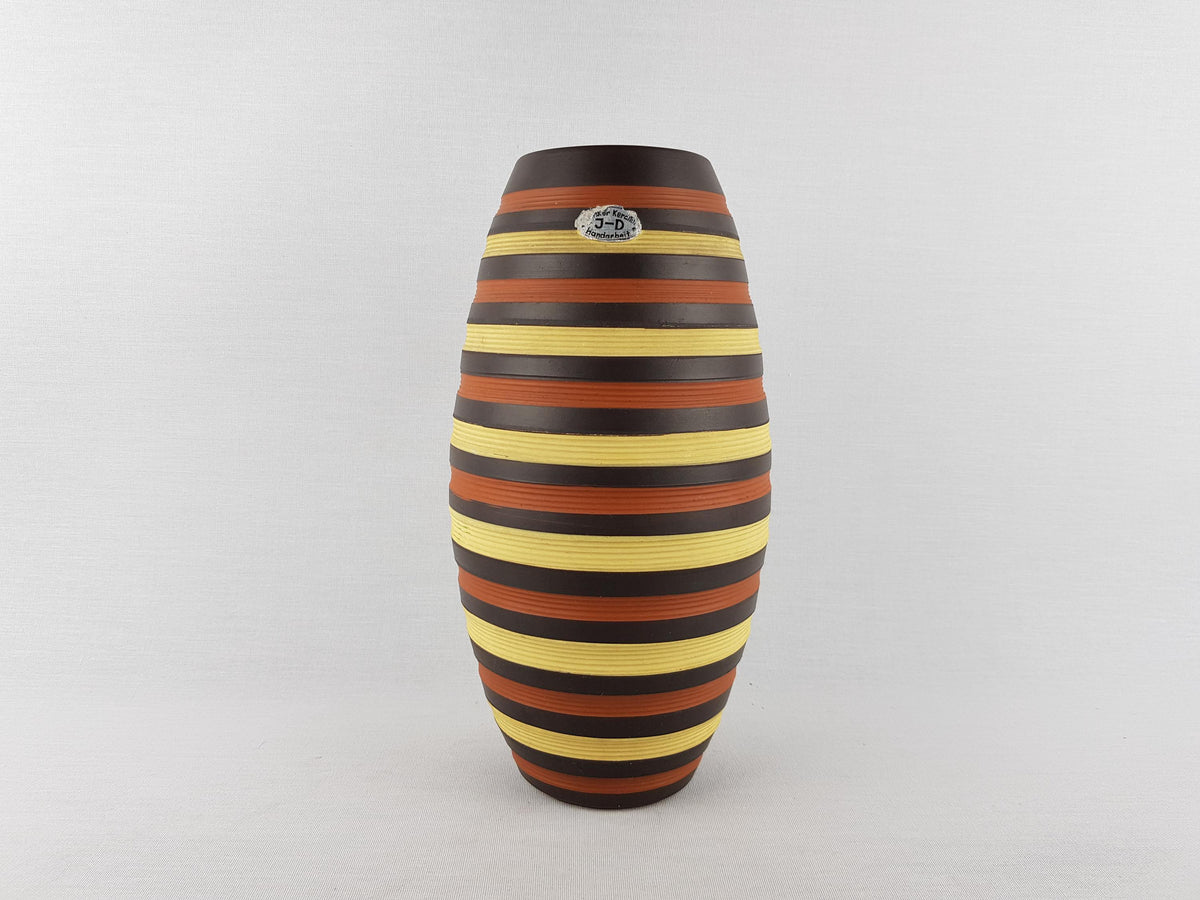 Vintage JOSEF DUCK Klinker Vase | J-D Decora Klinker | Model 50-25 | Mid-Century Pottery 1950's
