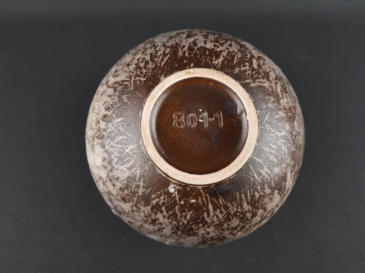 Vintage RUSCHA ART KERAMIK Ball Vase 801-1 West German Pottery 1980s