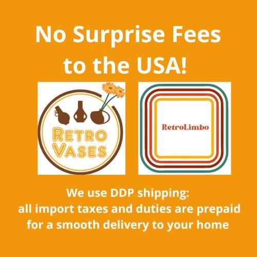 USA customers: Tariffs and taxes are prepaid in your shipping cost