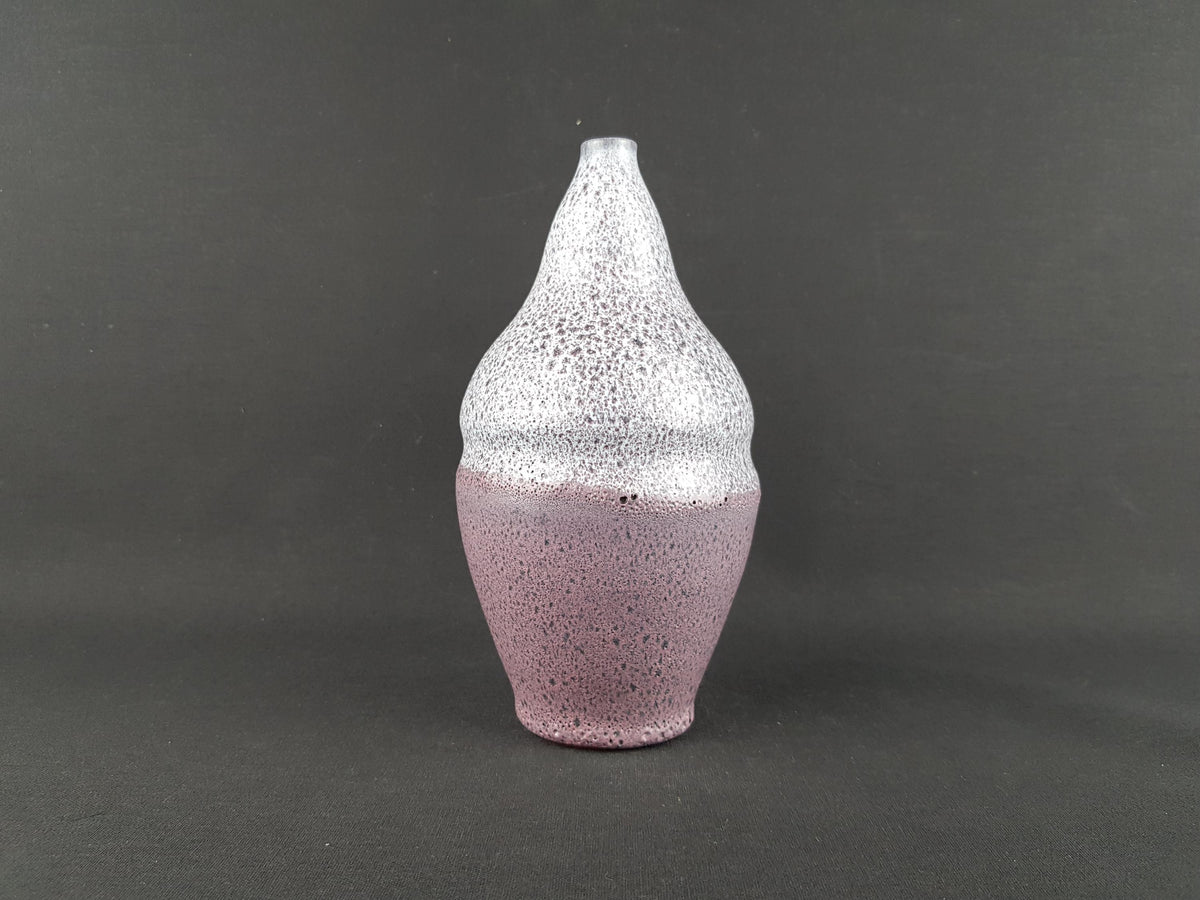 Vintage GRAMANN RÖMHILD Topferei Studio Art Lilac Vase, East German Pottery 1960s