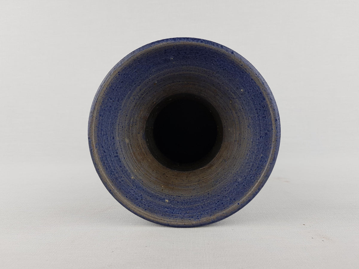 Vintage MOBACH Ceramic Purple Vase from Dutch Studio Pottery by Kasper Mobach 90's
