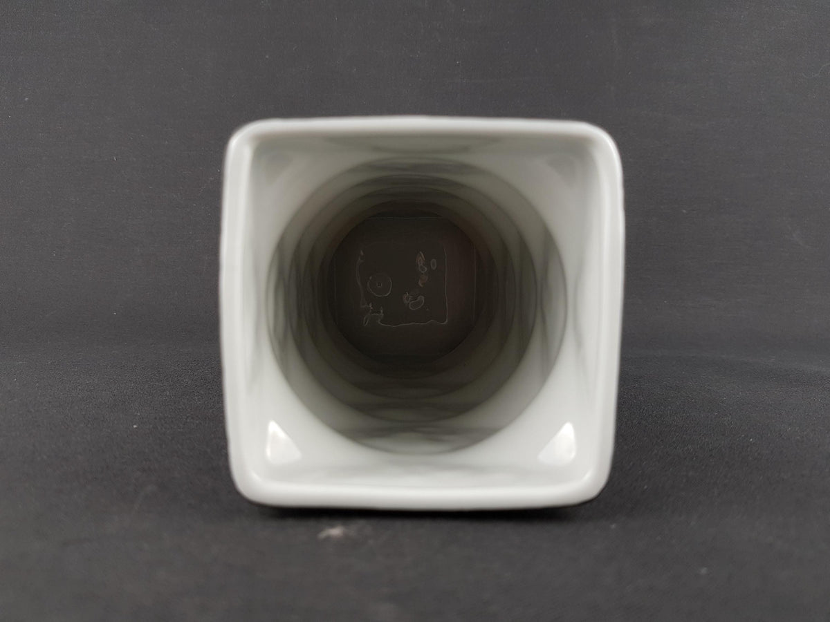 Vintage KERAFINA Porzellanfabrik Black and White Op Art Vase 640/2 – Royal KPM Bavaria – Designed by Ernst Fenzl – West Germany 1970s