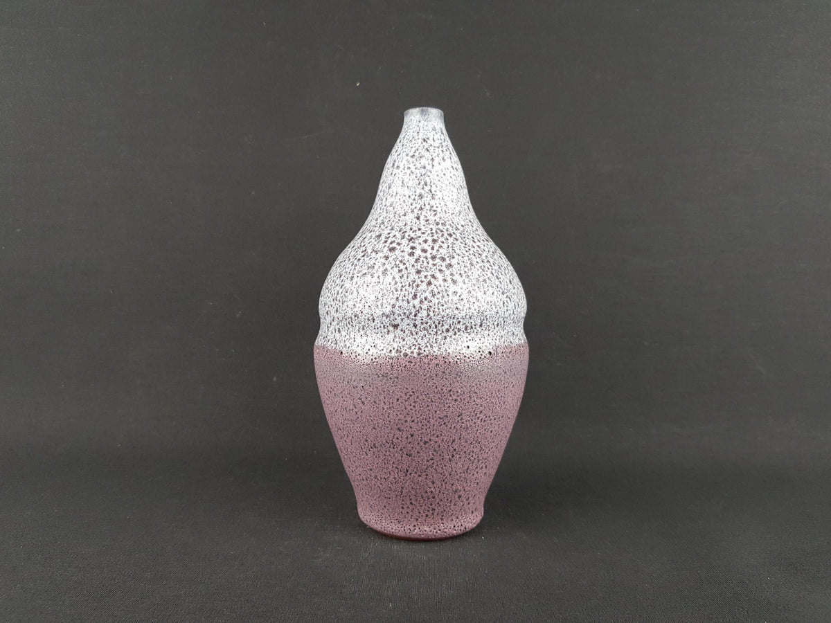 Vintage GRAMANN RÖMHILD Topferei Studio Art Lilac Vase, East German Pottery 1960s