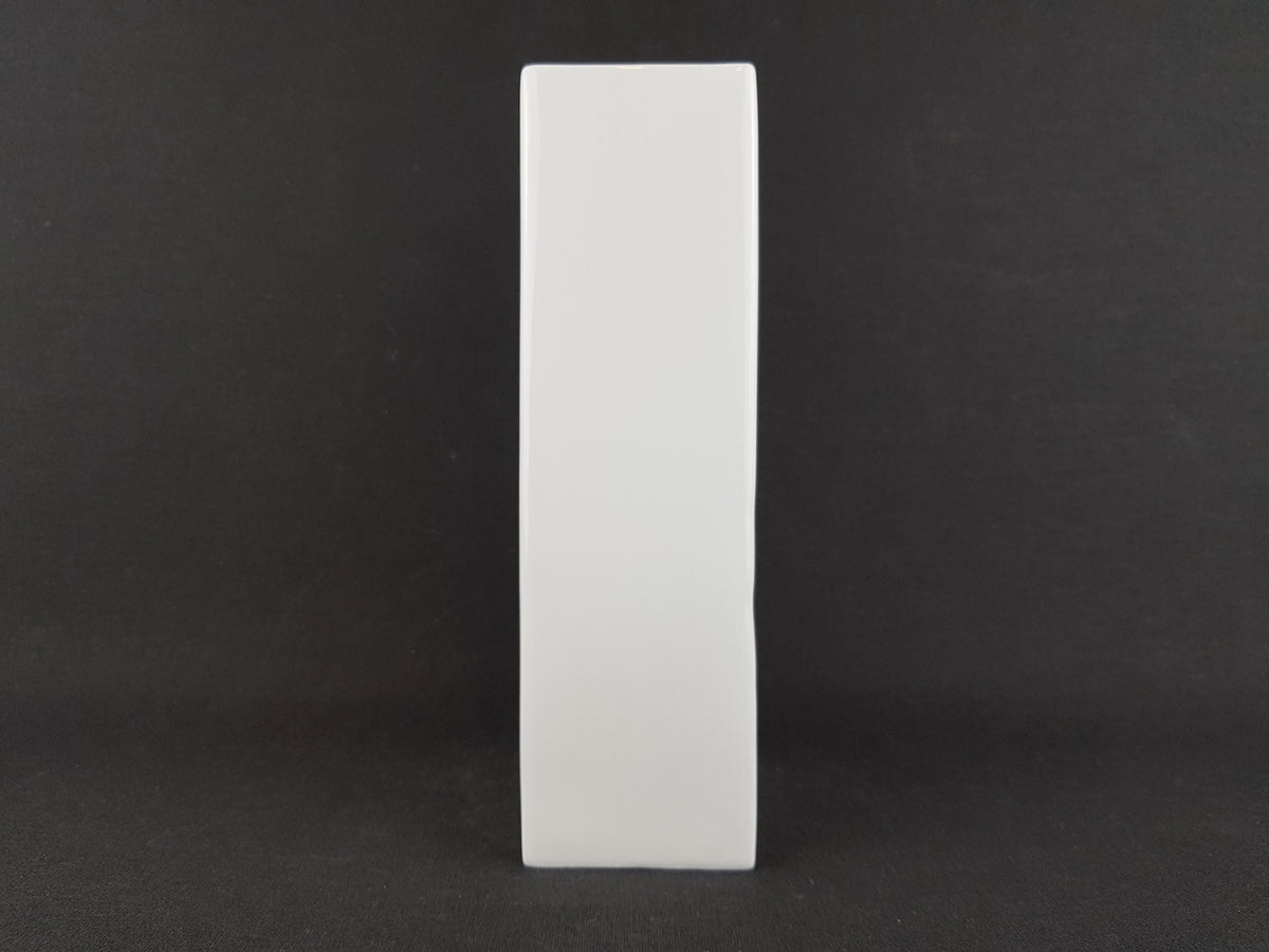 Vintage GEROLD PORZELLAN White Porcelain Vase With Golden Decor 51 West Germany 1984