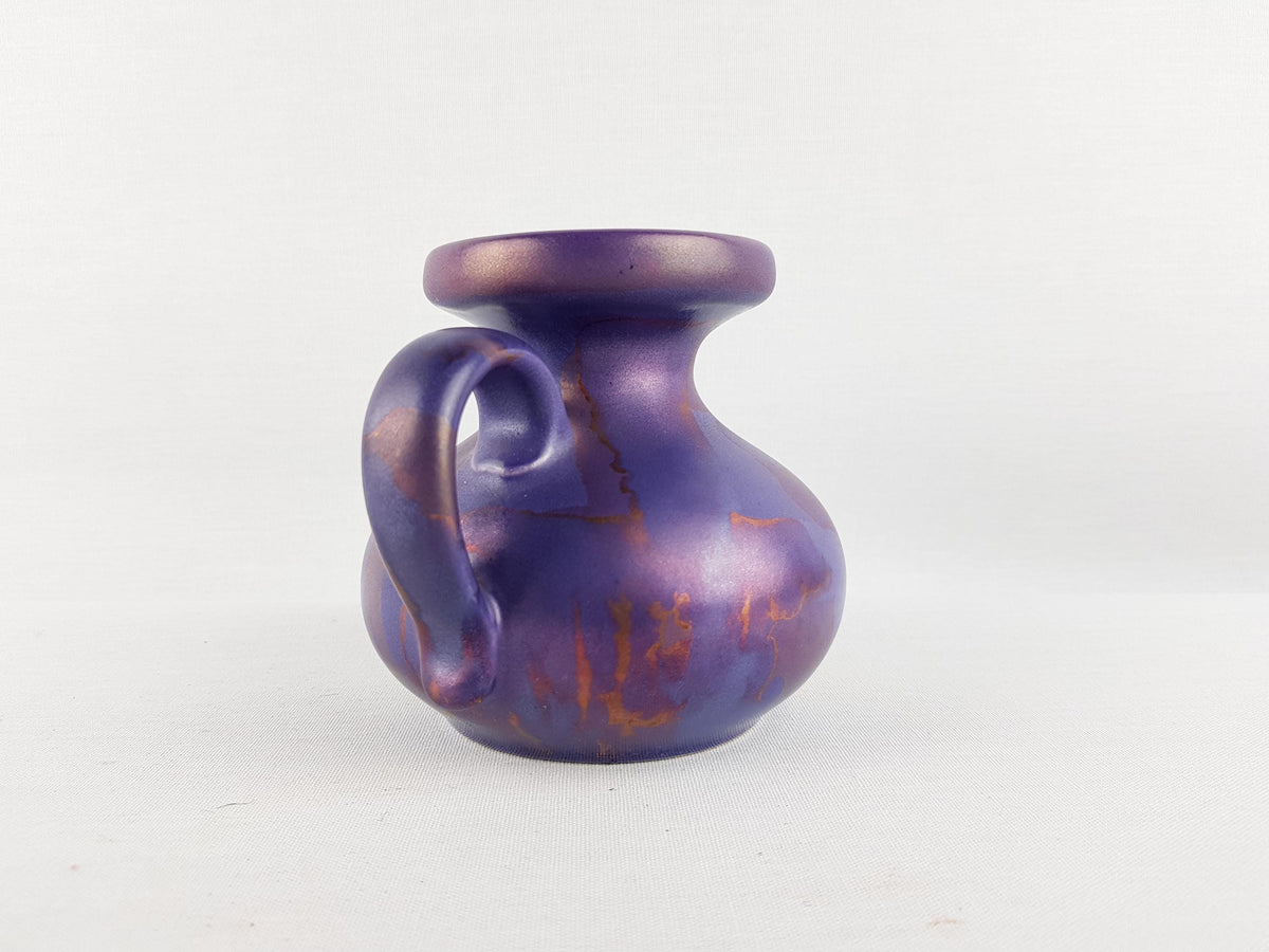 Vintage JOPEKO KERAMIK Purple Vase 9107/10 West German Pottery 1980s