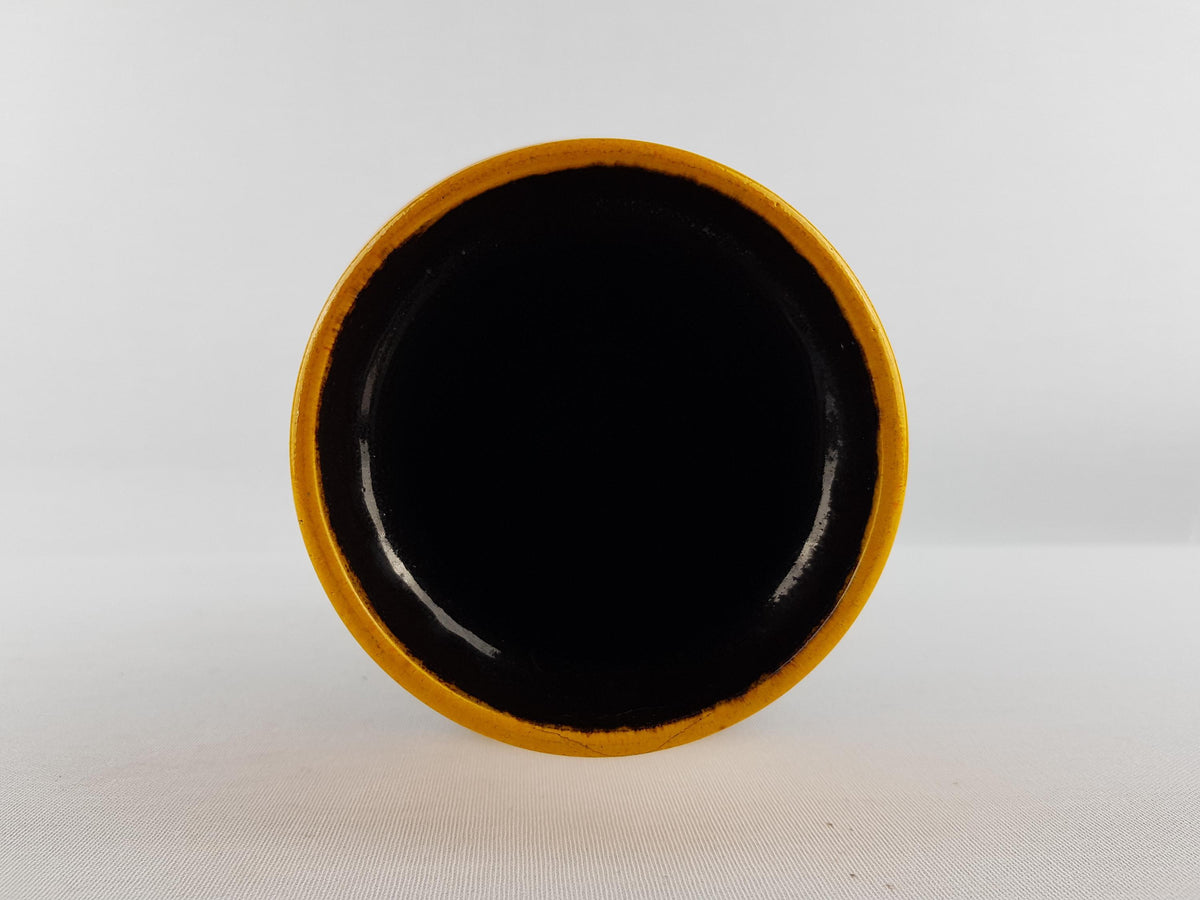 Vintage DUMLER UND BREIDEN Brown and Yellow Vase 108 20 West German Pottery 1970s