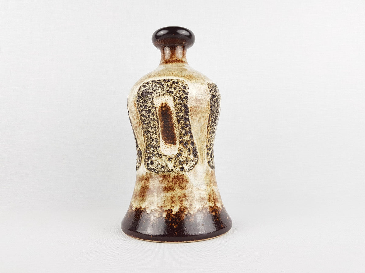 Vintage DUMLER AND BREIDEN Keramik Brown Fat Lava Vase 1055 23 West German Pottery 1970s