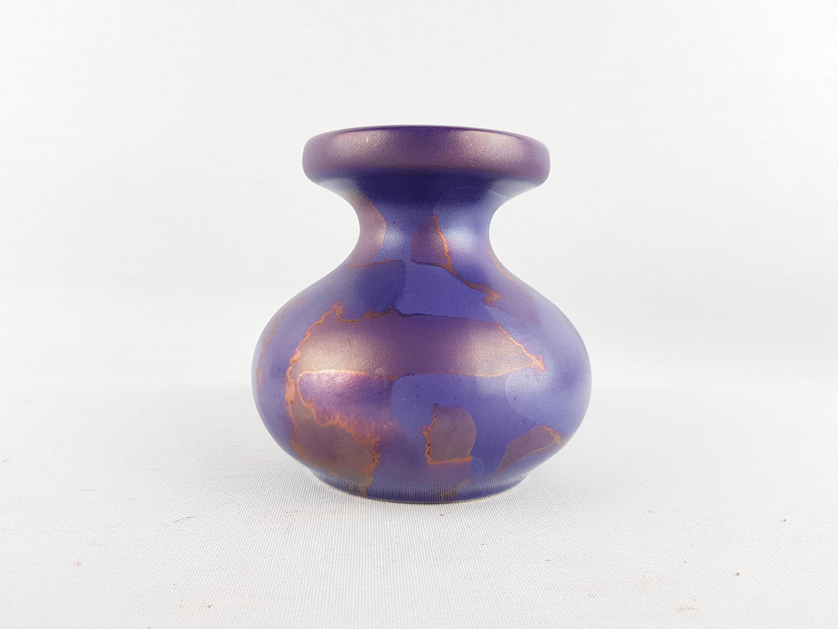 Vintage JOPEKO KERAMIK Purple Vase 9107/10 West German Pottery 1980s