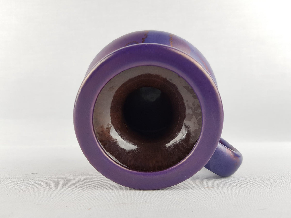 Vintage JOPEKO KERAMIK Purple Vase 9107/10 West German Pottery 1980s