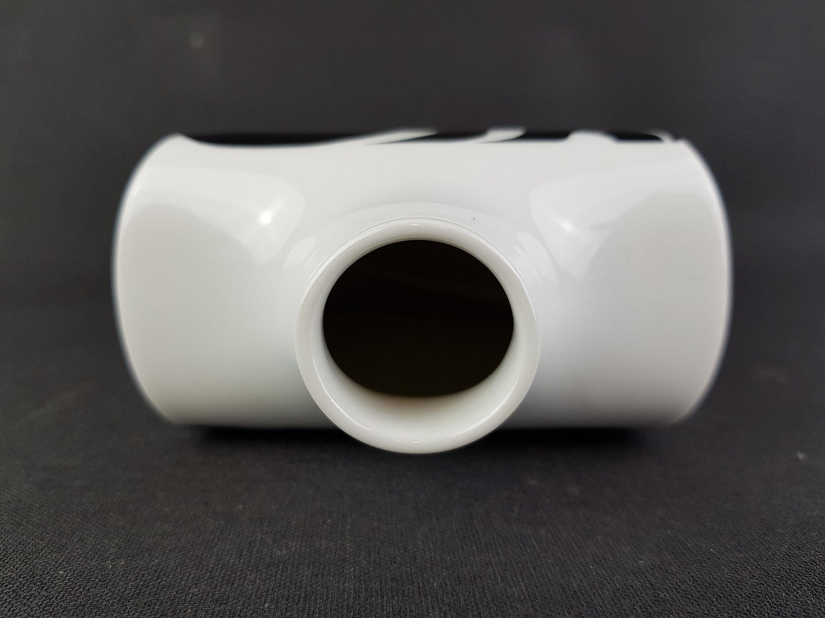 Vintage FURSTENBERG PORZELLAN Psychedelic Porcelain Op Art Bottle Vase 1446/18 by E.A. Sundermann 1970s