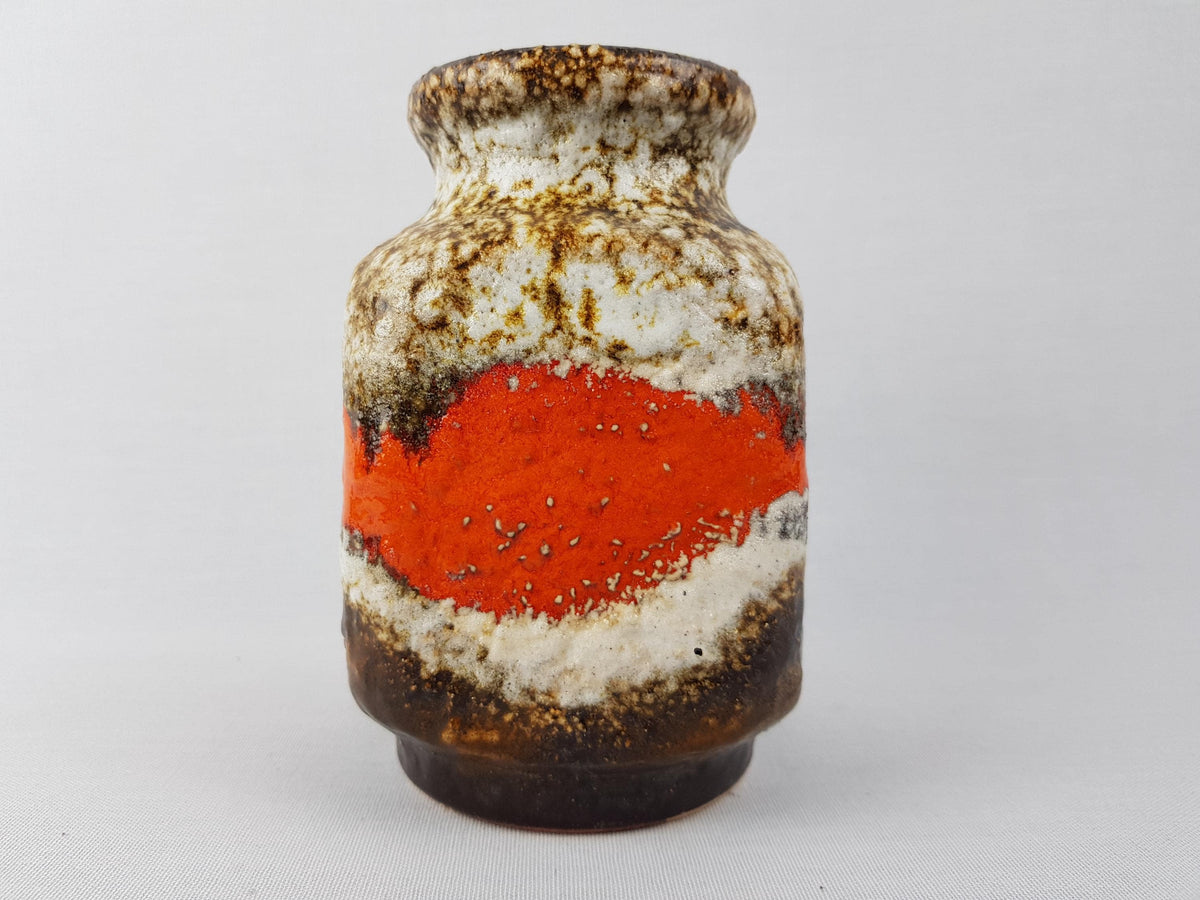 Vintage DÜMLER & BREIDEN Fat Lava Vase 600-14 West German Pottery 1970s
