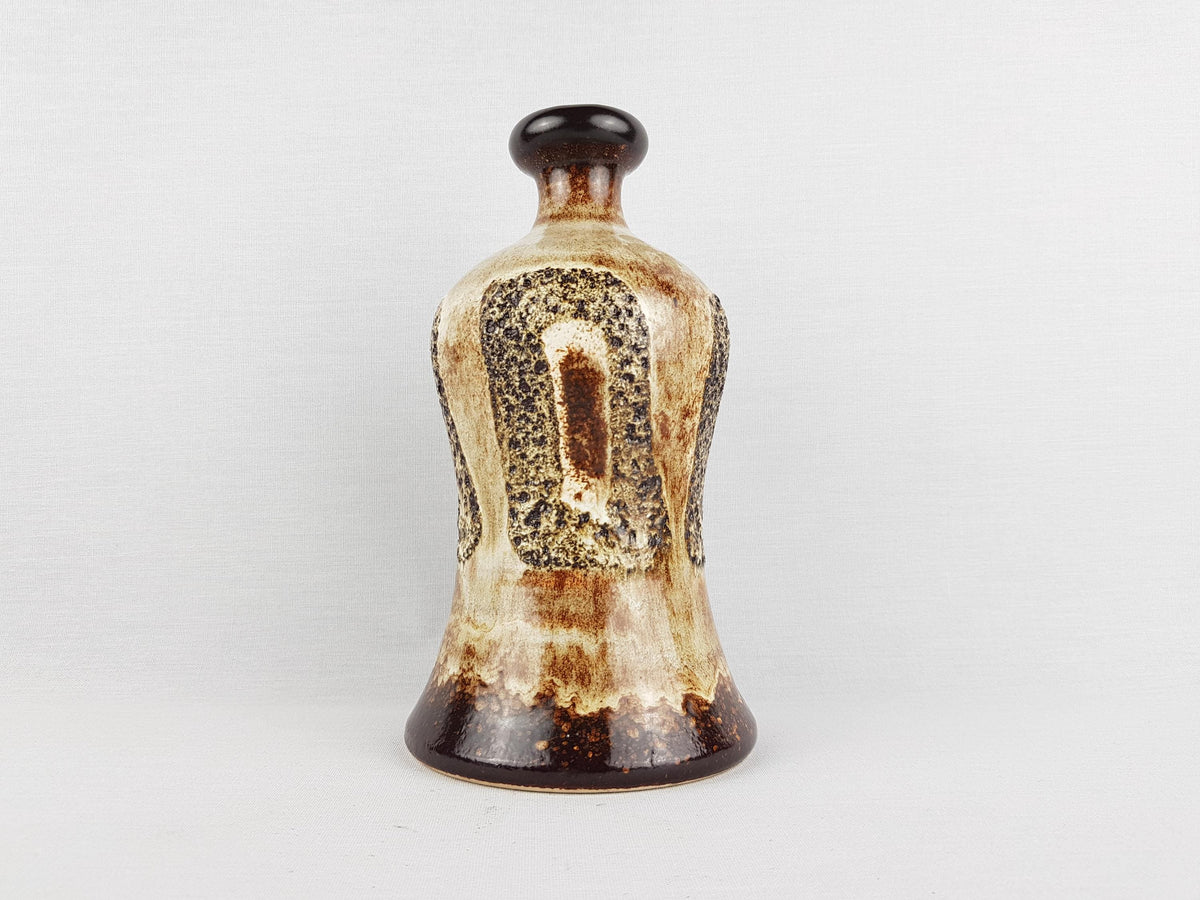 Vintage DUMLER AND BREIDEN Keramik Brown Fat Lava Vase 1055 23 West German Pottery 1970s