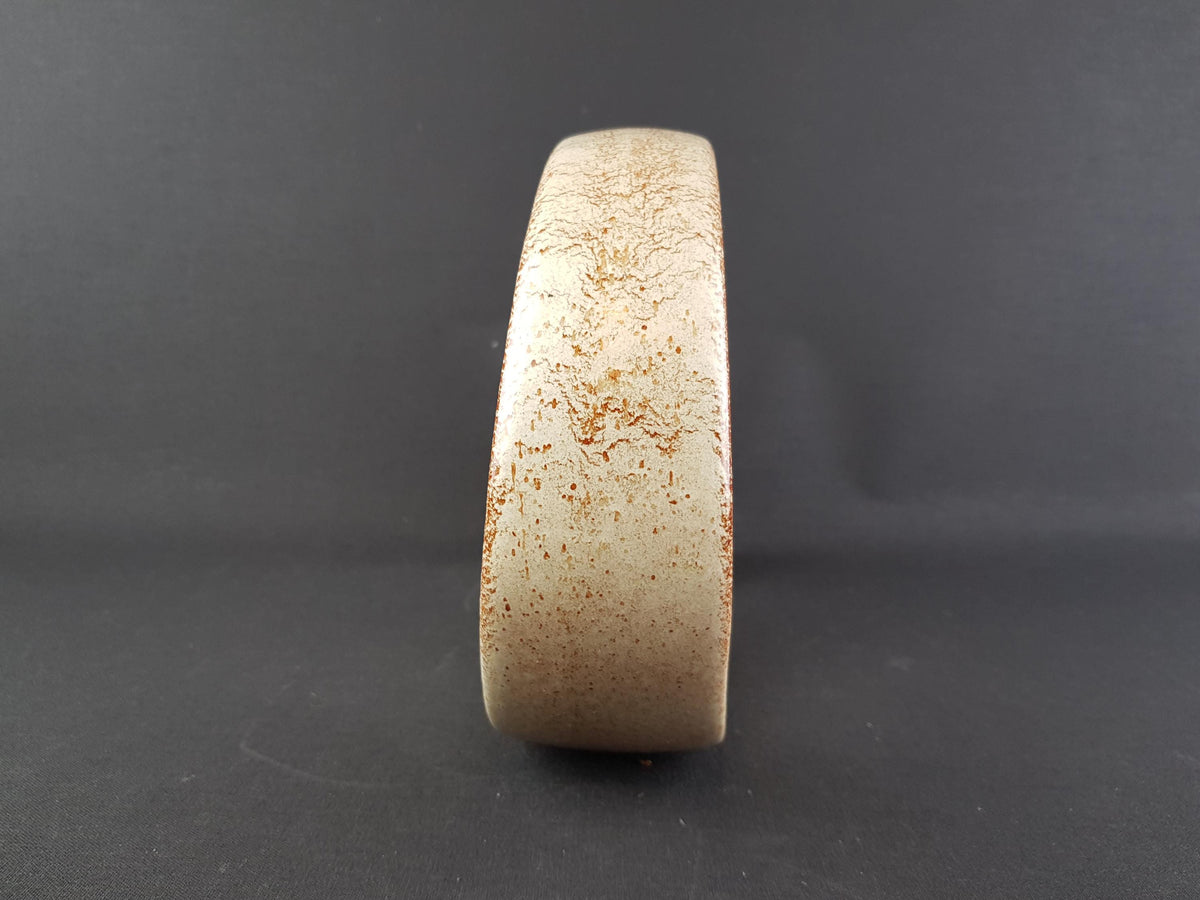 Vintage BERTONCELLO Stylish Vase with 'Screziato Havana' glaze Italian Pottery 1970s