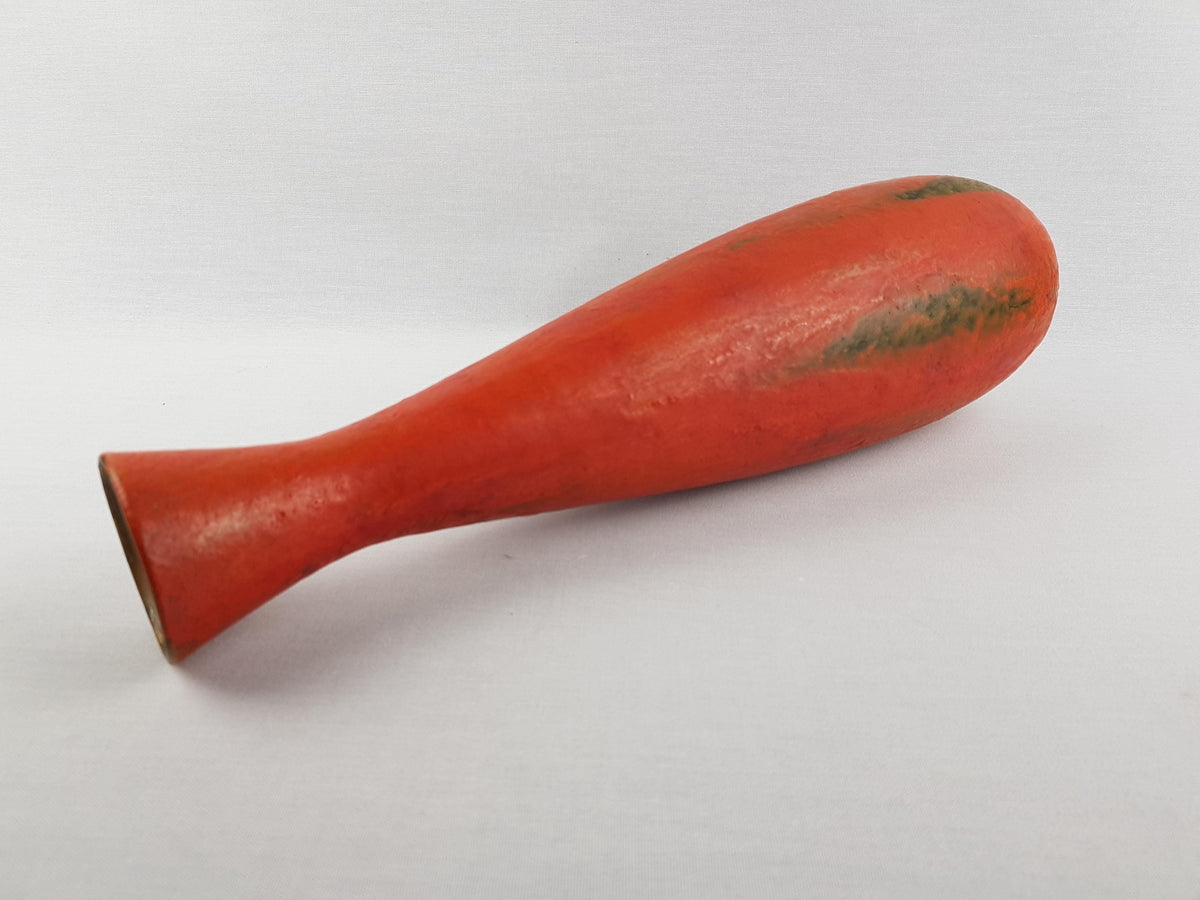 Tall Vintage RUSCHA KERAMIK Fat Lava Vase With Vulkano Decor by Kurt Tschörner 339 West German Pottery 1960-70s