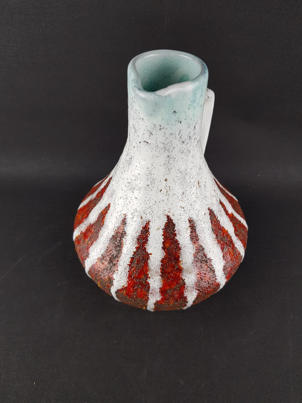 Vintage CERAMANO Ceramic Vase - Incrusta Decor - Hanns Welling 1950-60s - model 212