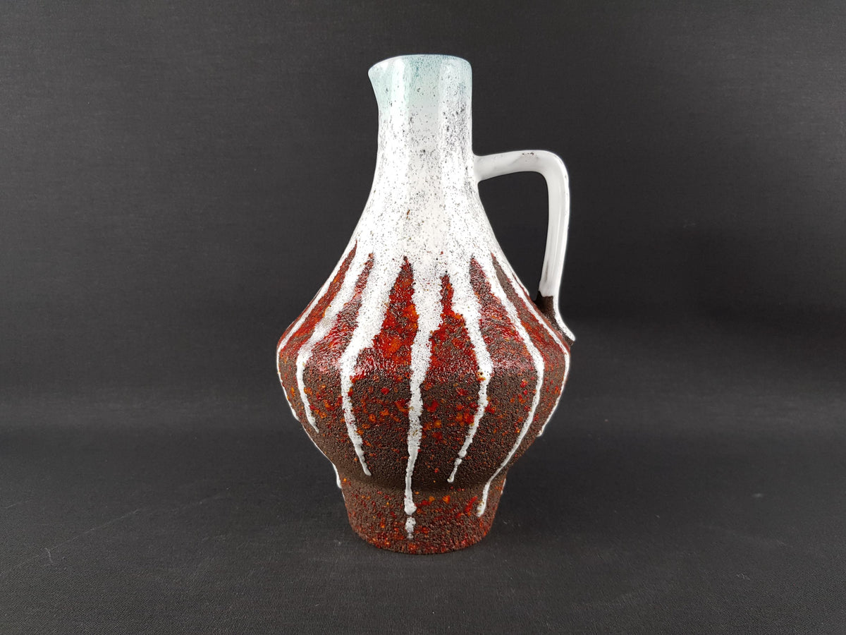 Vintage CERAMANO Ceramic Vase - Incrusta Decor - Hanns Welling 1950-60s - model 212