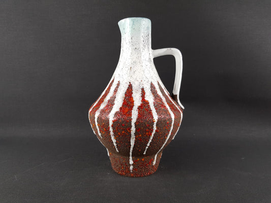 Vintage CERAMANO Ceramic Vase - Incrusta Decor - Hanns Welling 1950-60s - model 212