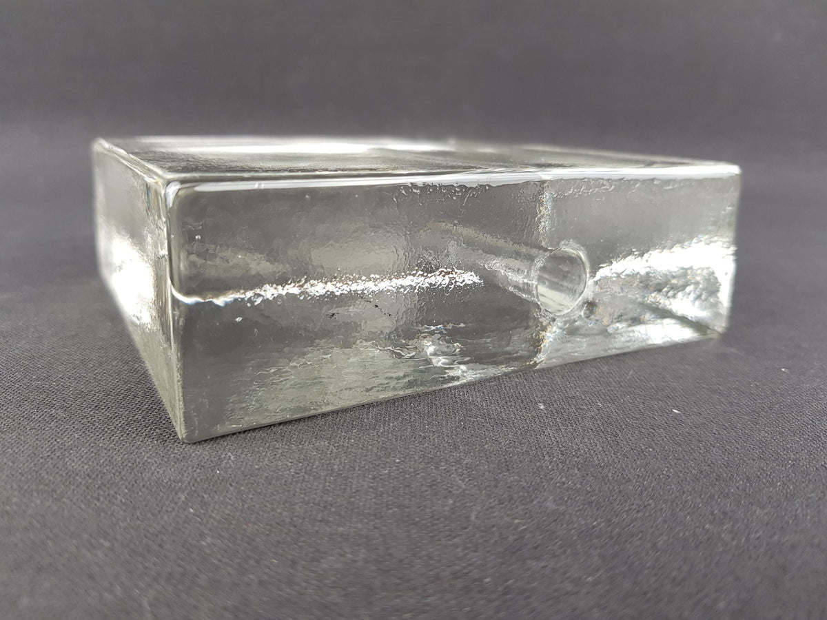 Vintage WIESENTHAL GLASHUTTE Clear Glass by Klaus Breit From Germany 1960s 1970s