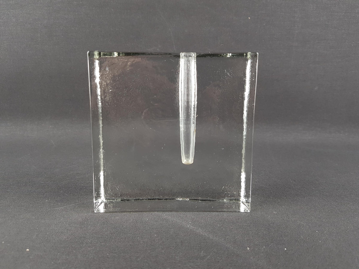 Vintage WIESENTHAL GLASHUTTE Clear Glass by Klaus Breit From Germany 1960s 1970s
