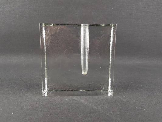 Vintage WIESENTHAL GLASHUTTE Clear Glass by Klaus Breit From Germany 1960s 1970s