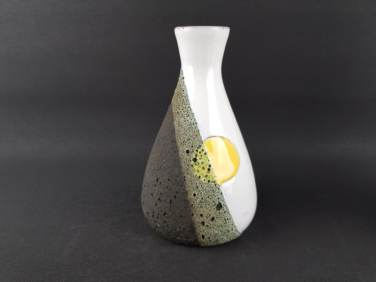 RARE Vintage BITOSSI Vase by Ettore Sottsass for De Bijenkorf and V&D, Italian Pottery 1962