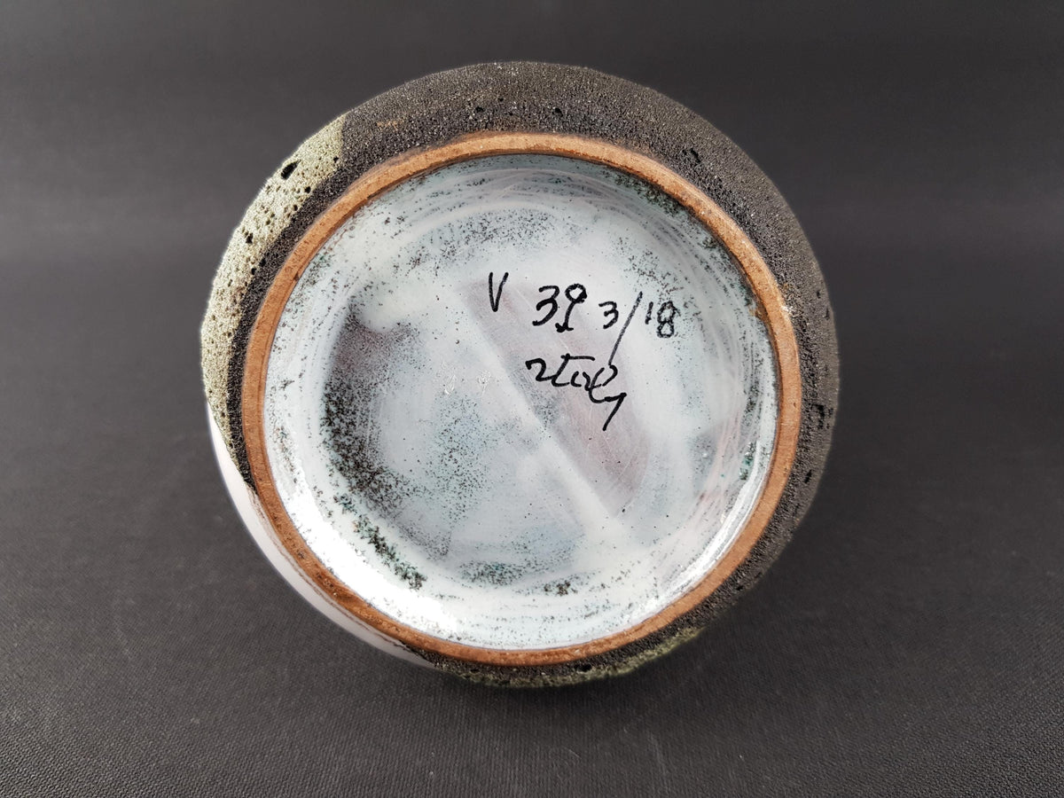 RARE Vintage BITOSSI Vase by Ettore Sottsass for De Bijenkorf and V&D, Italian Pottery 1962