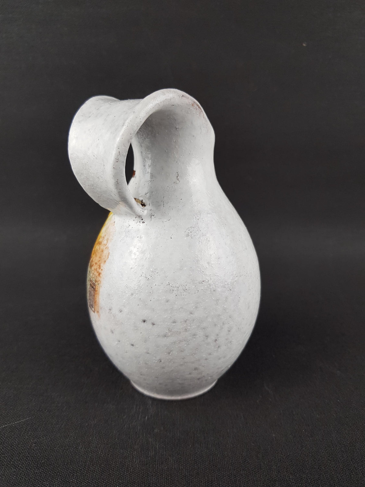 Vintage HUBER - R0ETHE KERAMIK Vase with GARDA decor West German Pottery 1950s